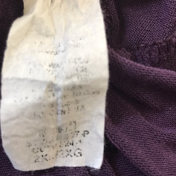 Purple Sheer Dolman Top - Picture 6 of 6